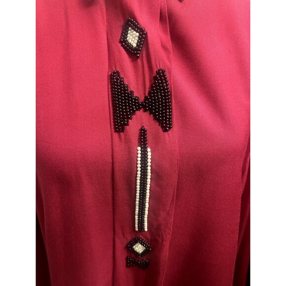 Vintage Beaded Blouse by Gordon & James - Picture 3 of 7